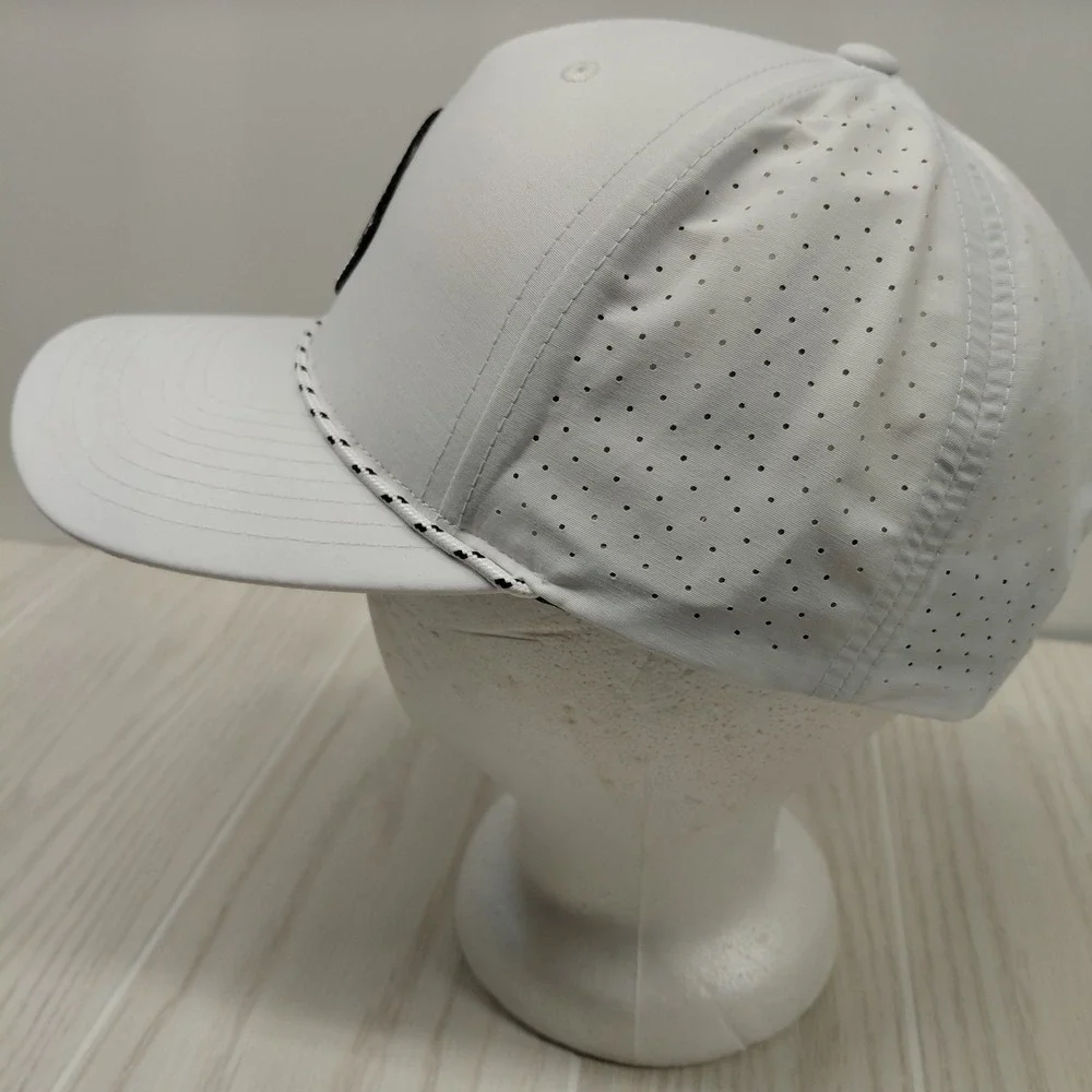 Basketball Dunk‎ Patch White Baseball Hat One Size Backstrap Richardson 355